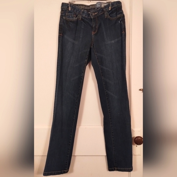 Women's Converse One Star, Dark Wash Skinny Jeans Size 6 - Picture 1 of 6